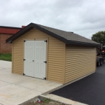 Rockford Illinois 12x16 Gable with vinyl siding